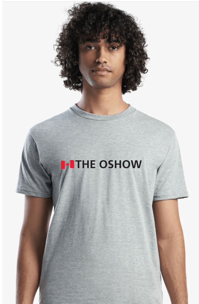 The Proud Canadian 🇨🇦 THE OSHOW Men's Crew Neck Tee | Stay cool and Canada proud in a comfortable 🇨🇦 THE OSHOW Tee!