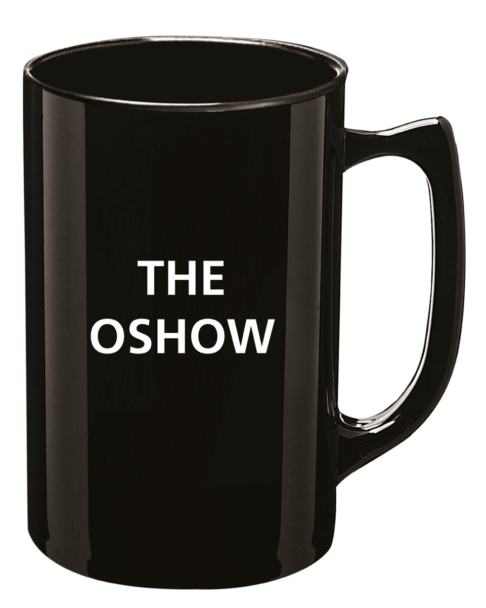 The OSHOW Mug | Enough of the heavy lifting! Enjoy your fave bevy in a lightweight acrylic THE OSHOW mug!